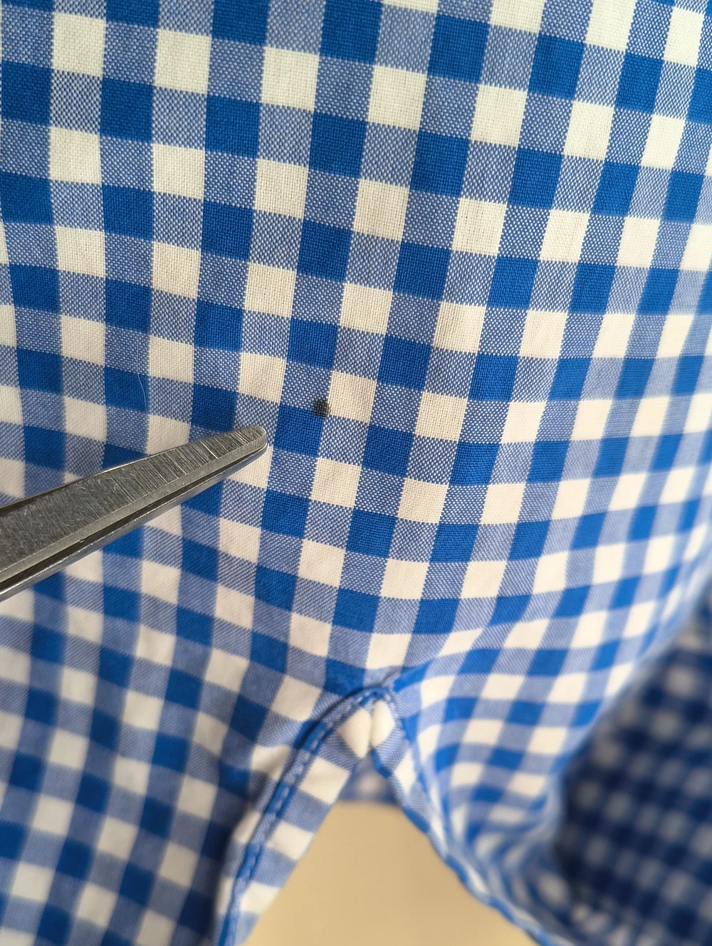 Lauren Ralph Lauren Blue Gingham Button-Down Shirt Cotton XL - Picture 8 of 9